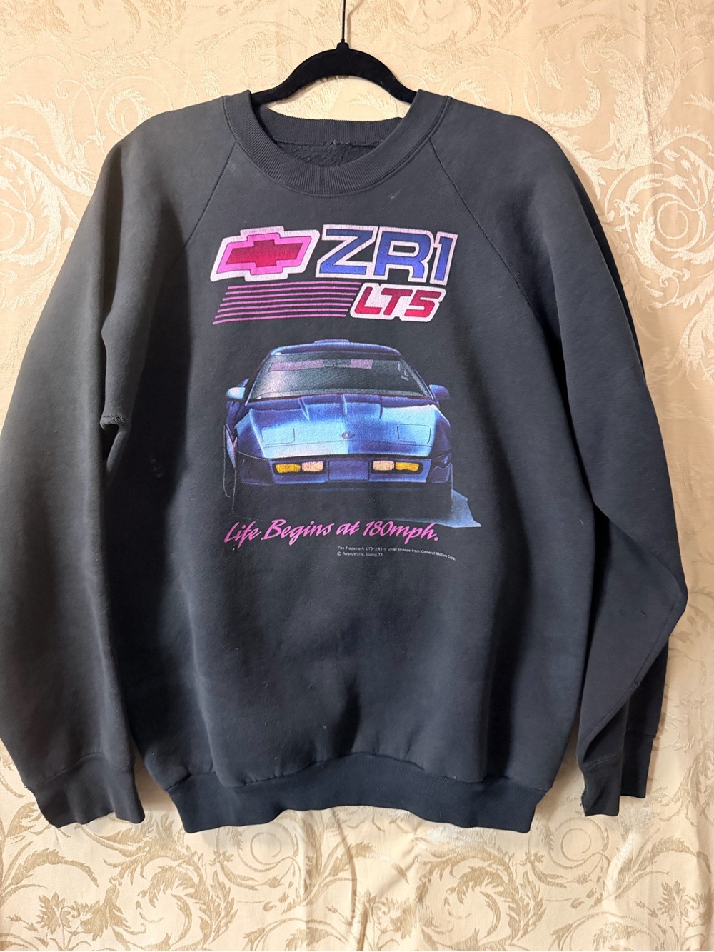 ZR1 LTS Graphic Crewneck Sweatshirt - Black